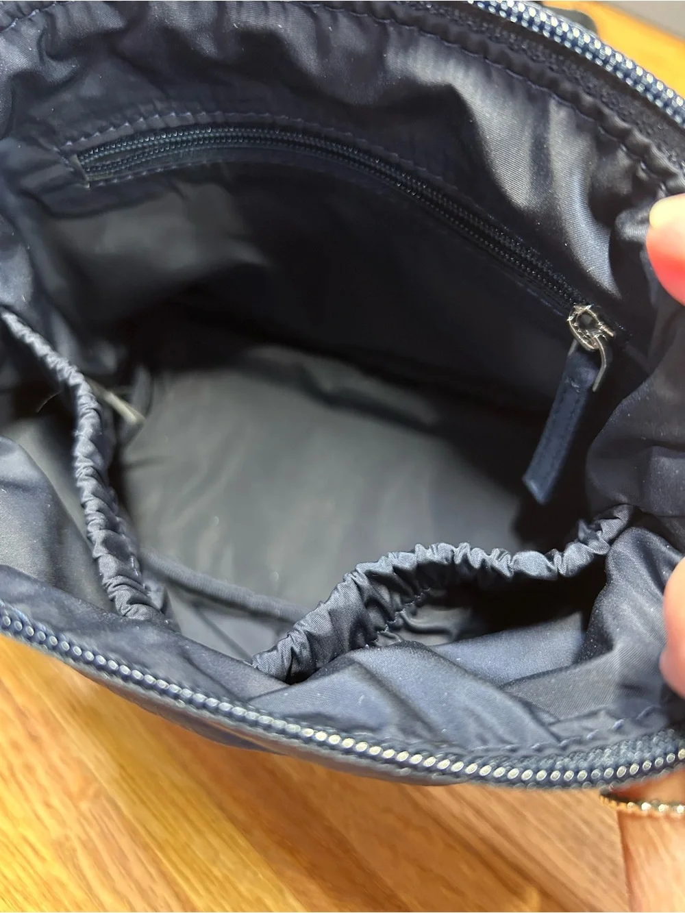 Athleta Navy Cosmetic Pouch